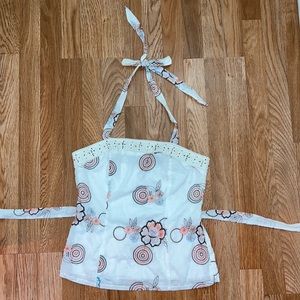 Embroidered Summer Top NWOT